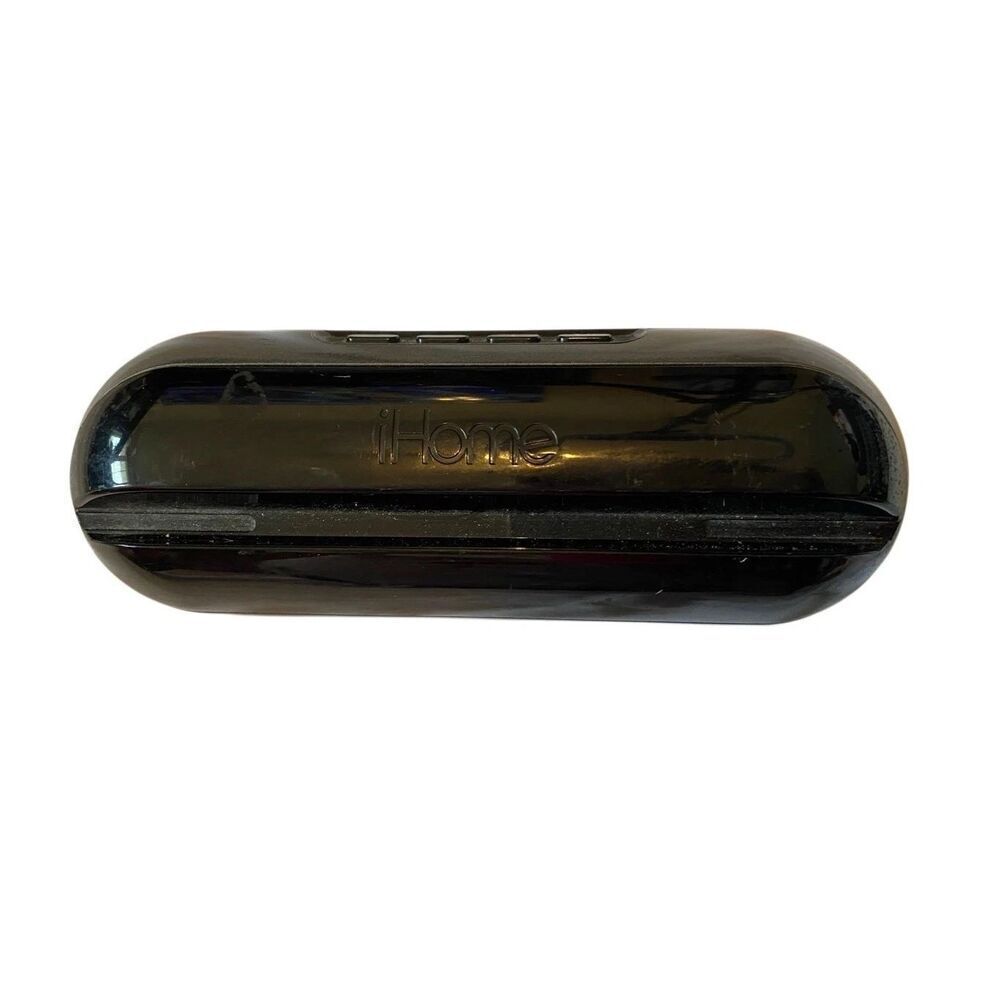 iHome IDM12 Portable Rechargeable Bluetooth Stereo Speaker System Black Audio